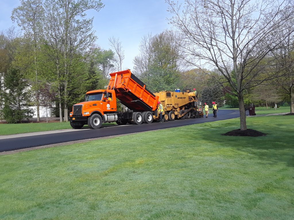 A Successful day Paving with Eden Highway and Midland Asphalt! Town