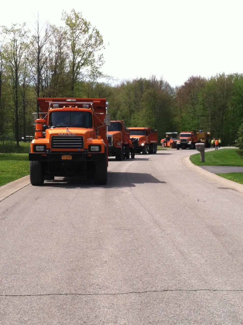 A Successful day Paving with Eden Highway and Midland Asphalt! Town
