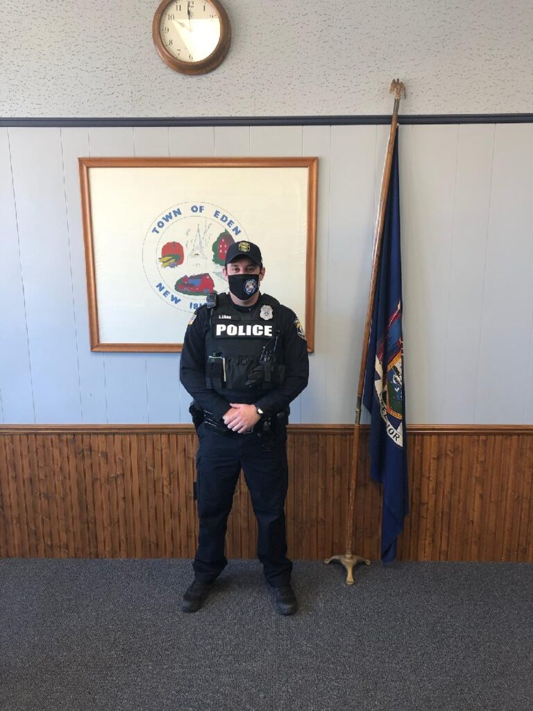 our new fulltime Police Officer Town of Eden, New York
